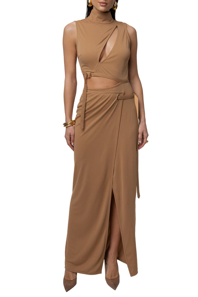 Behind The Scenes Dress, Alternate, color, Tan