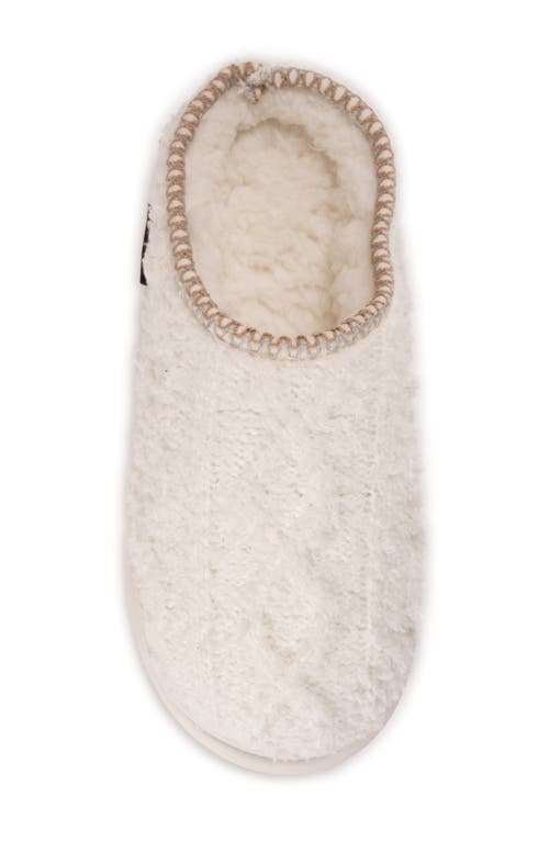 Muk Luks Janna Cozy Crew Faux Shearling Lined Clog