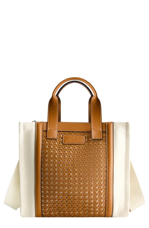 Woven Medium Tote Bag