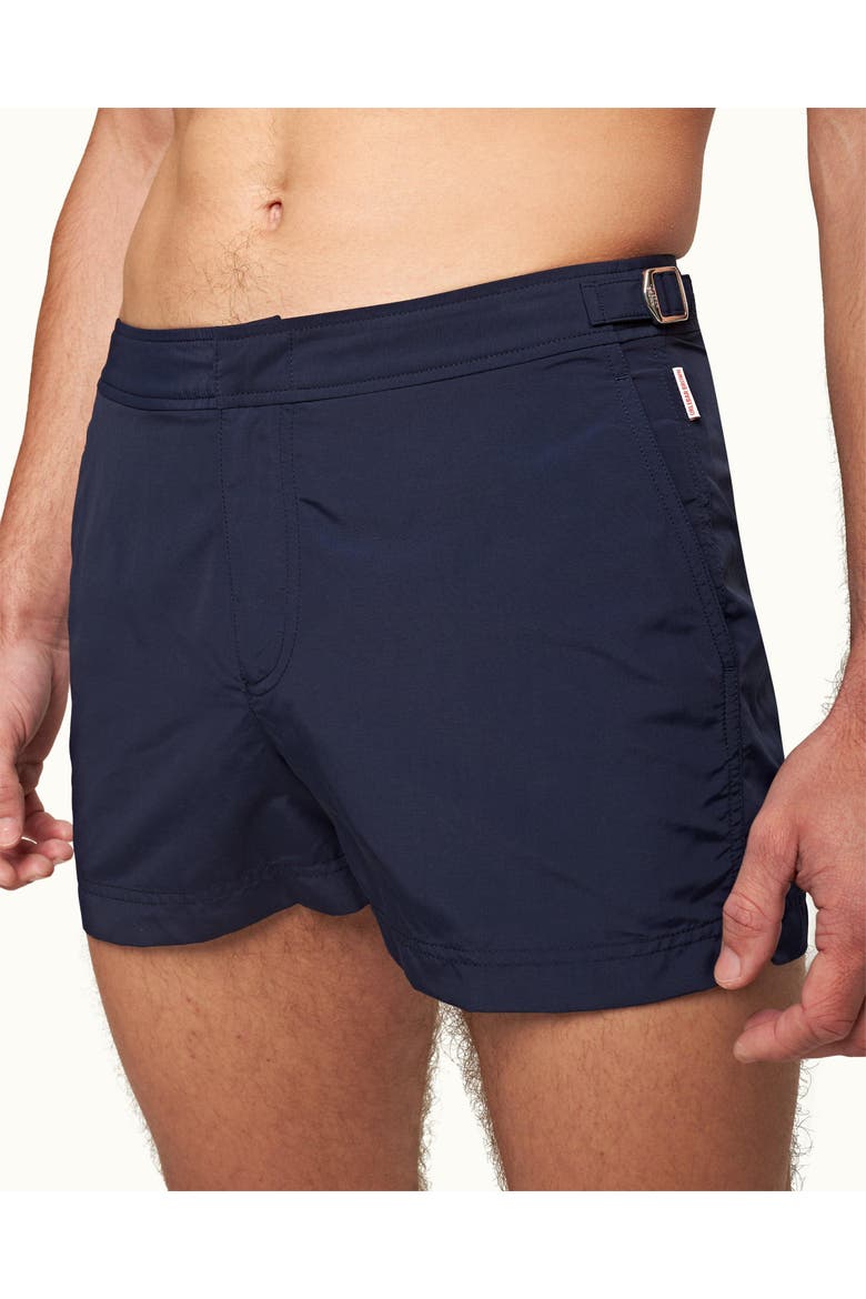 Springer Shortest-Length Swim Shorts, Alternate, color, Navy