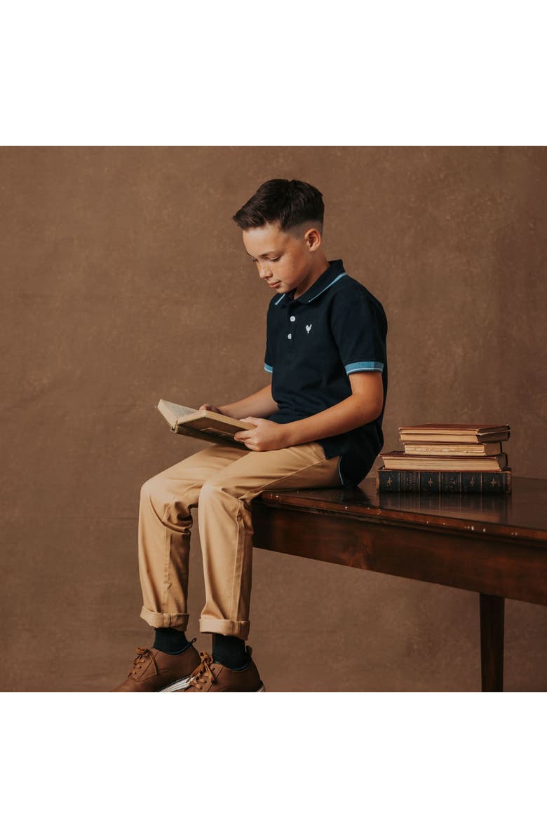 Hope & Henry Kids' Organic Skinny Stretch Twill Chino Pant, Alternate, color, Skinny Stretch Khaki