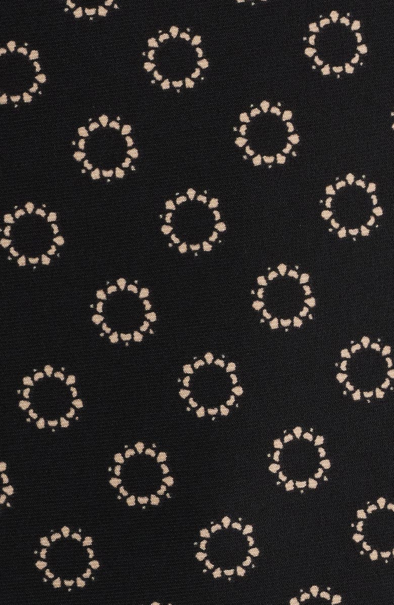 AK ANNE KLEIN Circle Print Tulip Sleeve Top, Alternate, color, 