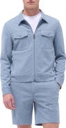 Bugatchi Soft Touch Zip Knit Shirt Jacket