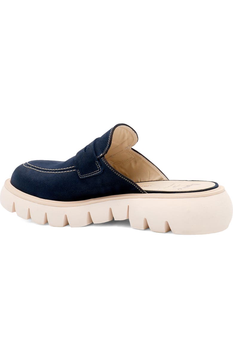 Amalfi by Rangoni Rapido Lug Sole Penny Loafer, Alternate, color, Navy Long Beach