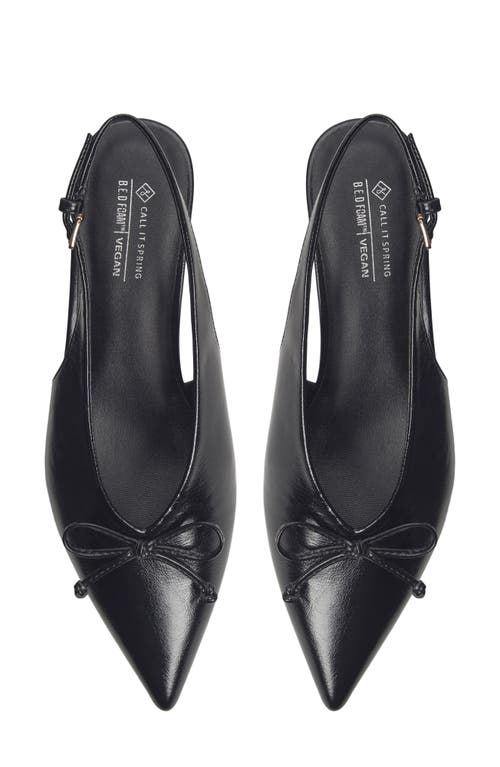 Call It Spring Reinaa Slingback Pump In Black