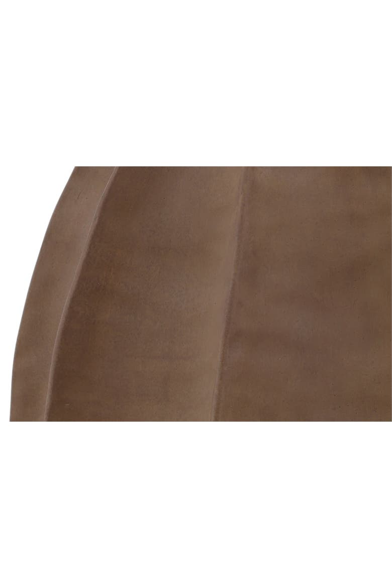Aritzia Ribbed Terracotta Decorative Vase, Alternate, color, Light Brown