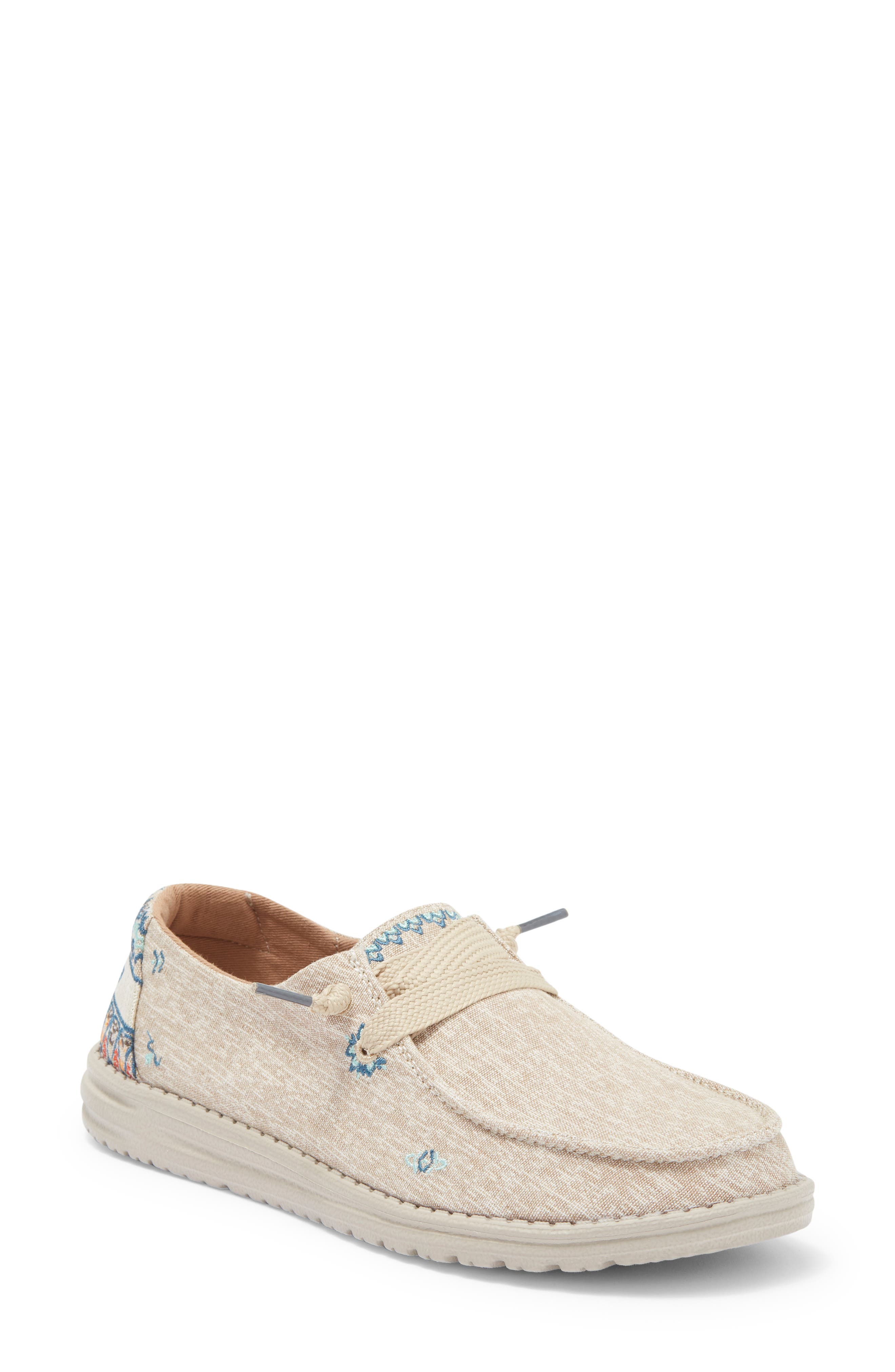 Hey Dude Wendy Flora Boat Shoe, Main, color, 