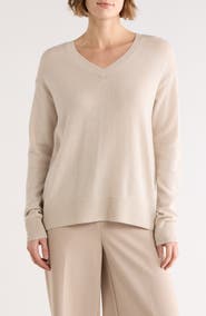 Vince Boxy Wool & Cashmere Blend Sweater