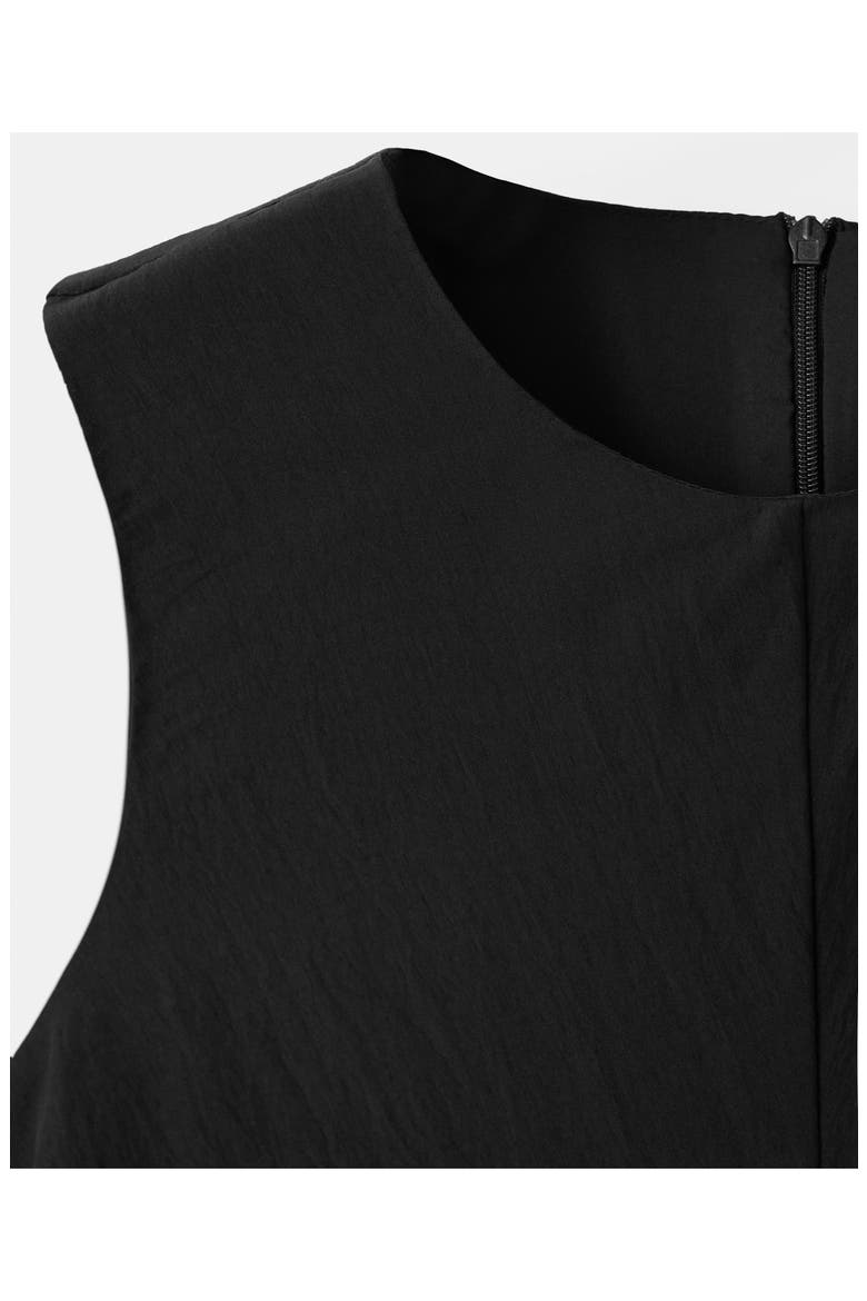 Side Cutout Sleeveless Dress, Alternate, color, BLACK
