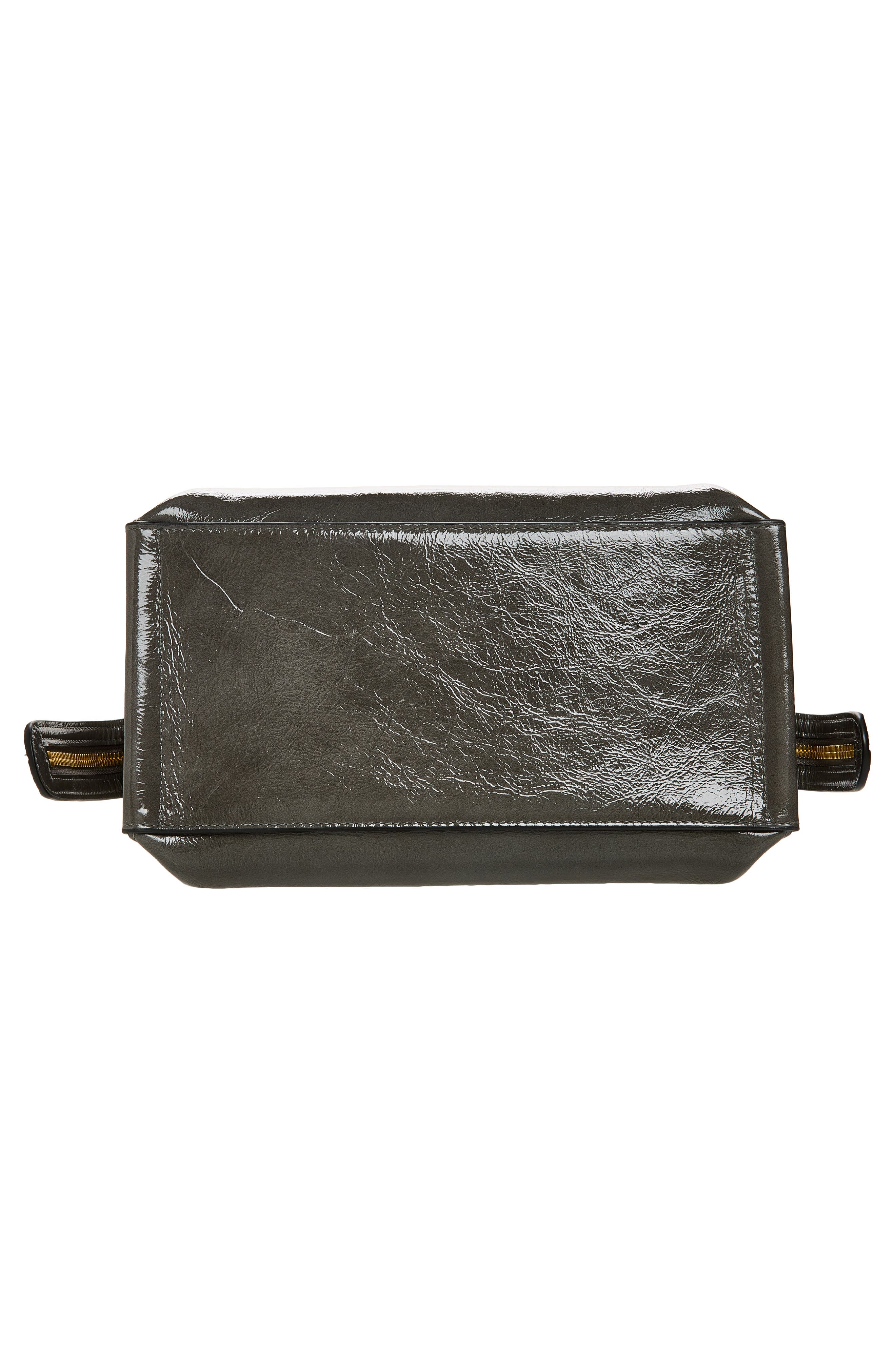 Ida Leather Top Handle Bag, Alternate, color, CONCRETE GLAZE