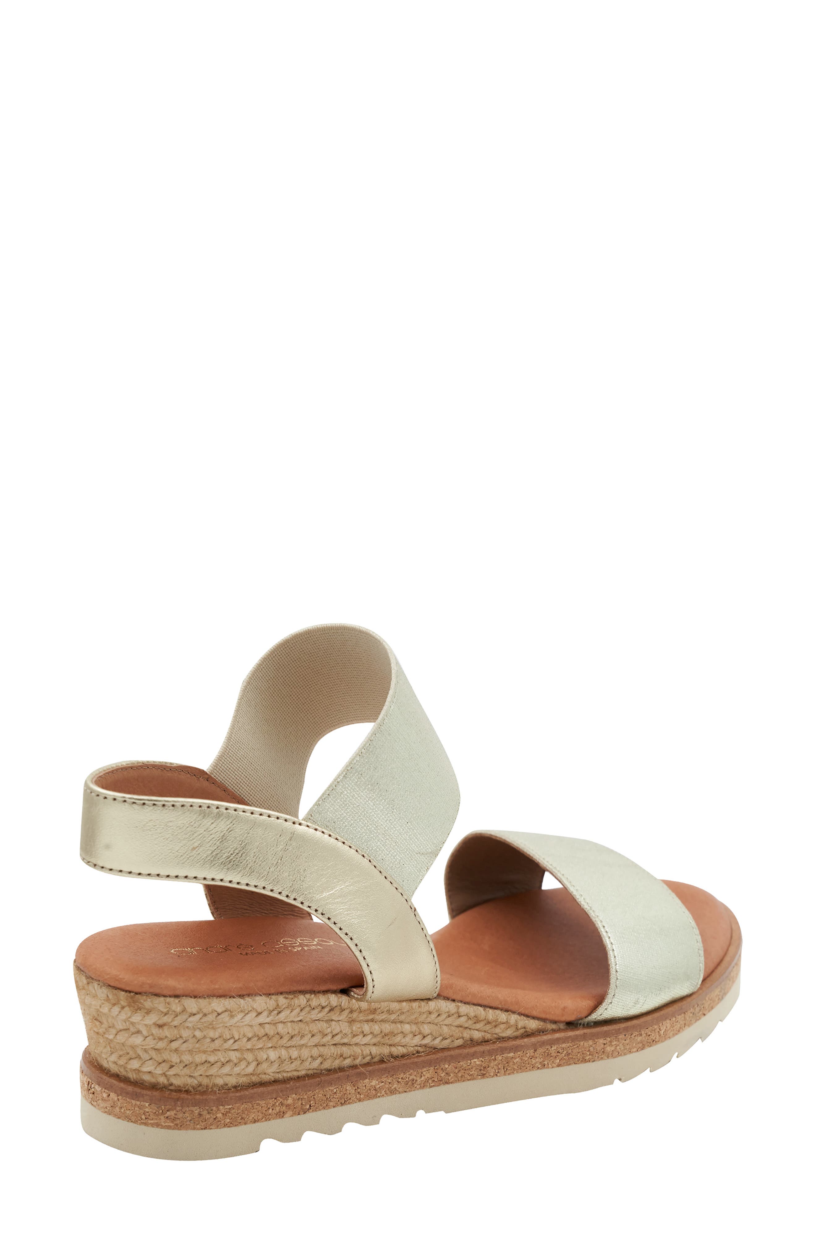 Neveah Espadrille Sandal, Alternate, color, PLATINO