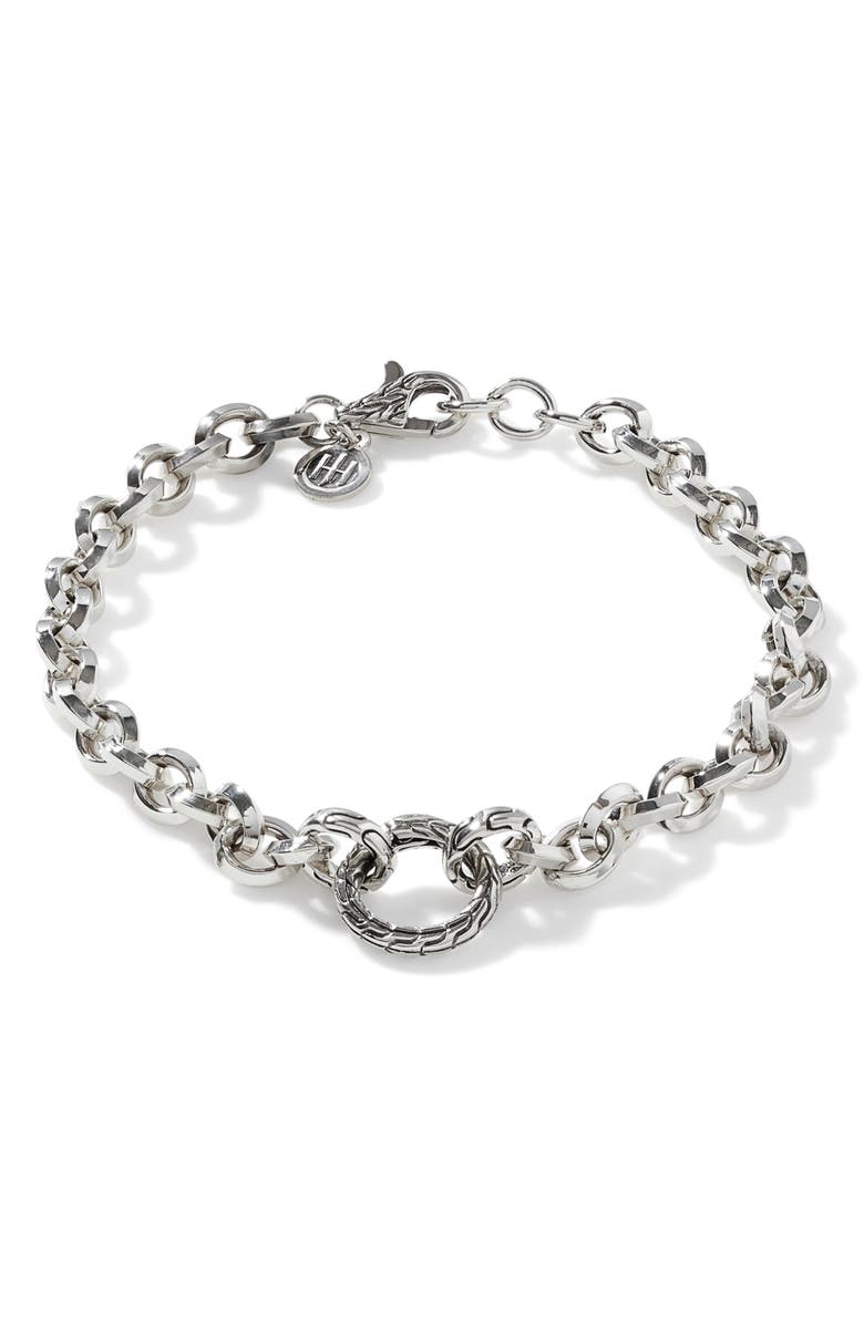 John Hardy Classic Chain Amulet Connector Chain Bracelet, Alternate, color, 