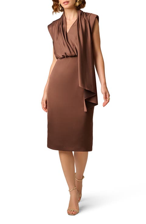 Satin Midi Dress