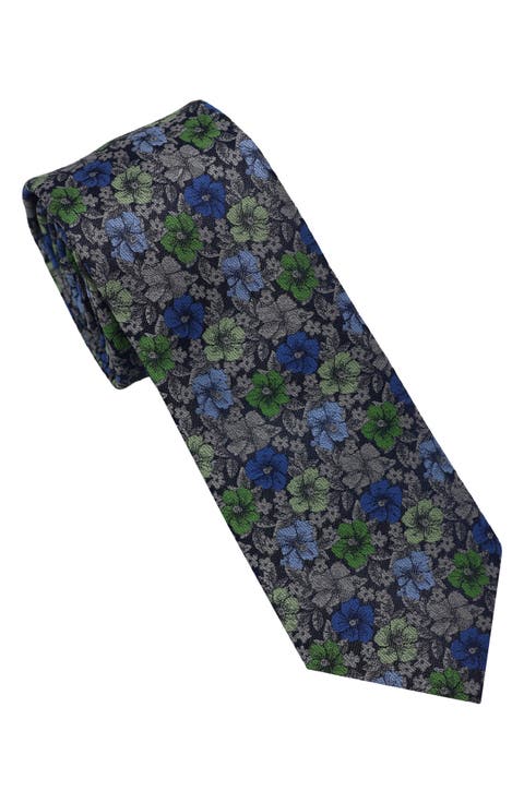 Floral Pop Art Slim Tie