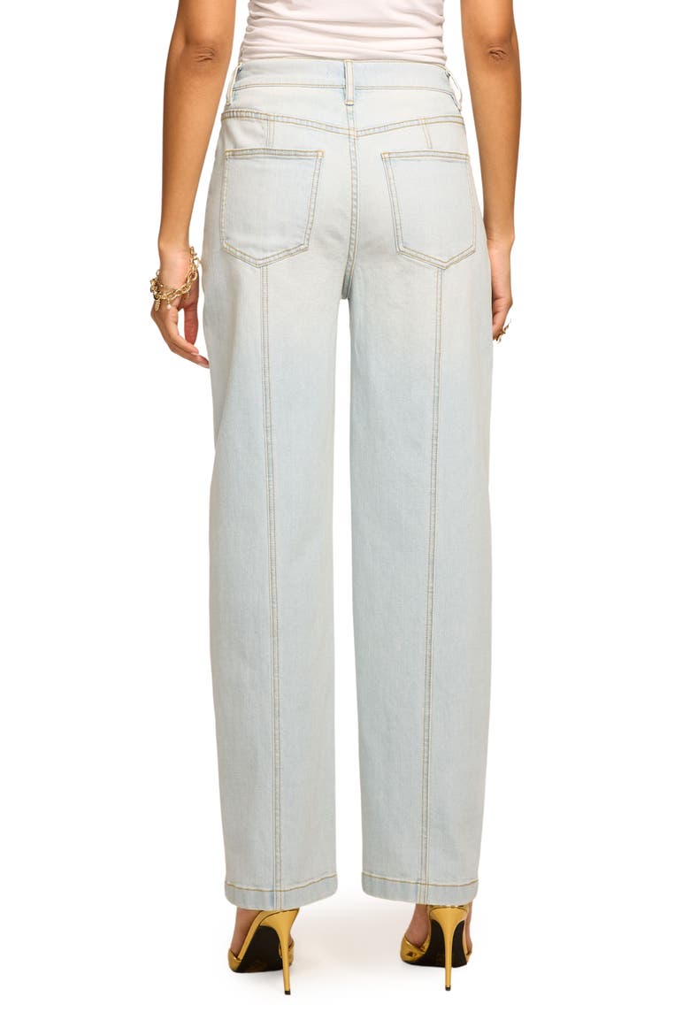 Nadia Straight Leg Jeans, Alternate, color, BLEACH WASH