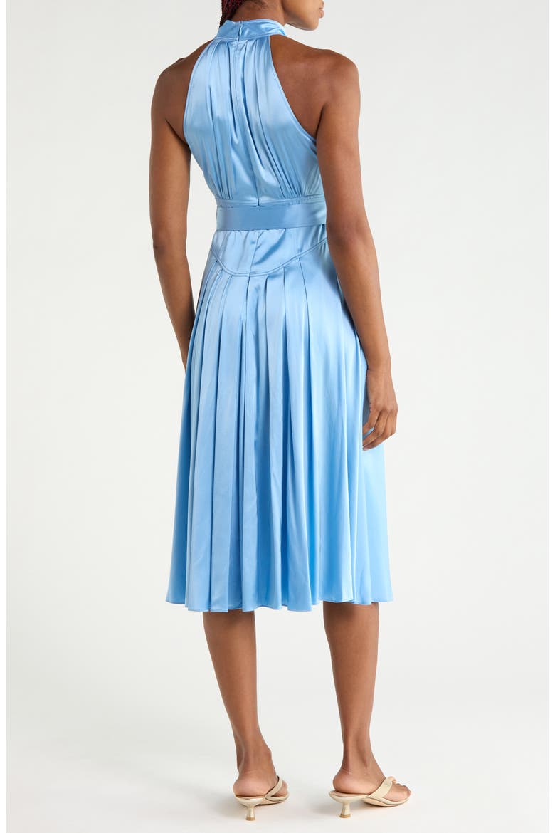 Nicola Sleeveless Belted Midi DressNicola Sleeveless Belted Midi Dress, Alternate, color, MISTY BLUE