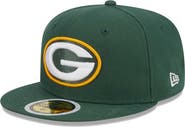 New Era Youth New Era Green Green Bay Packers  Main 59FIFTY Fitted Hat