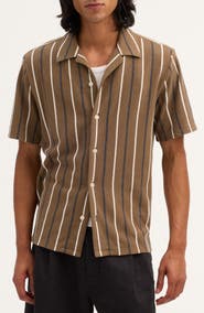 Madewell The Camp Shirt in Seaport Terry
