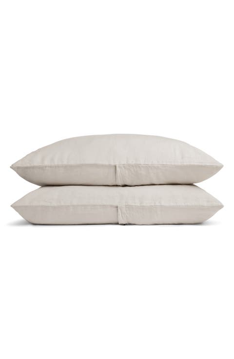 Set of 2 Linen Pillowcases