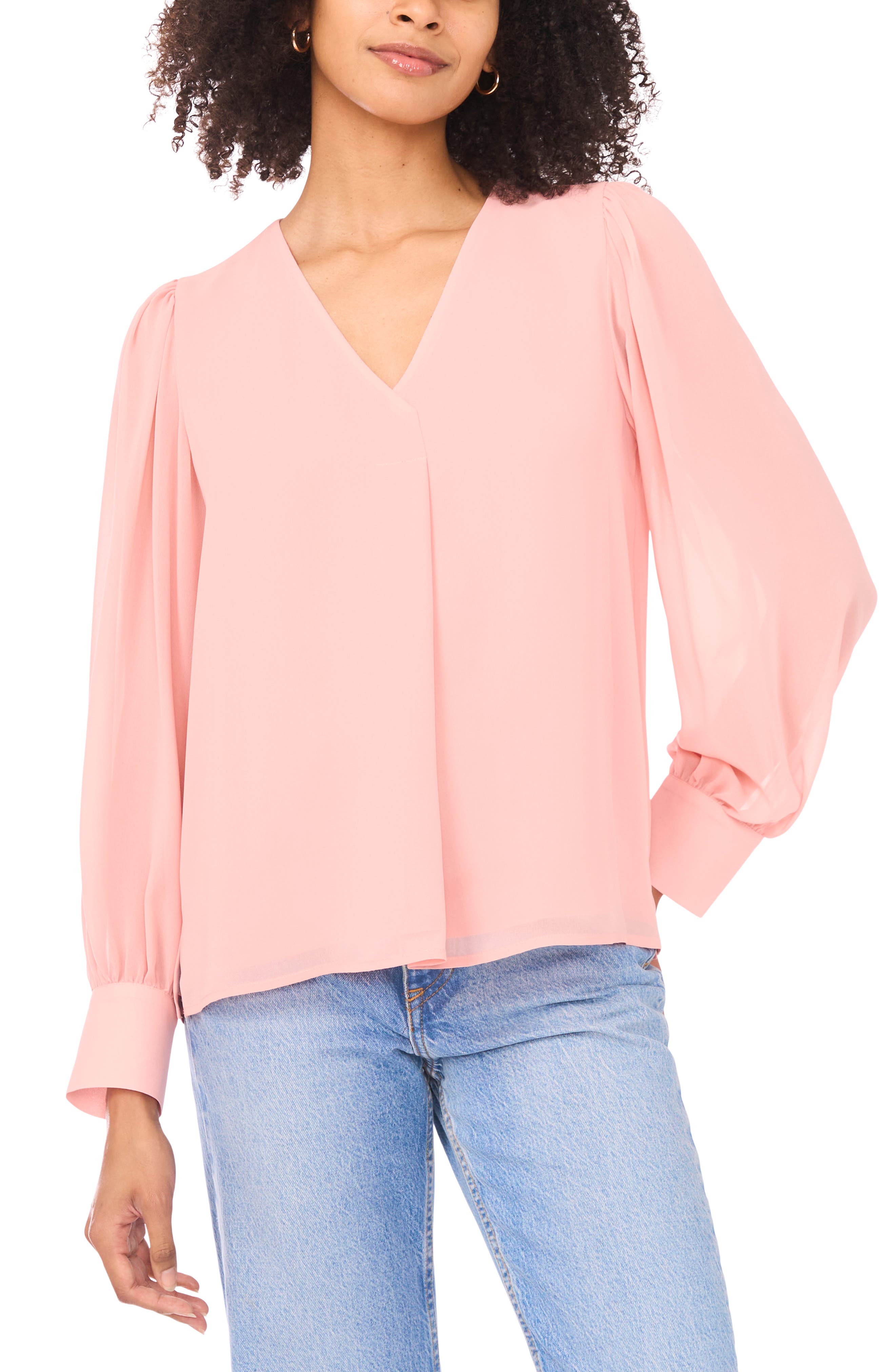 Vince Camuto Pleated Top