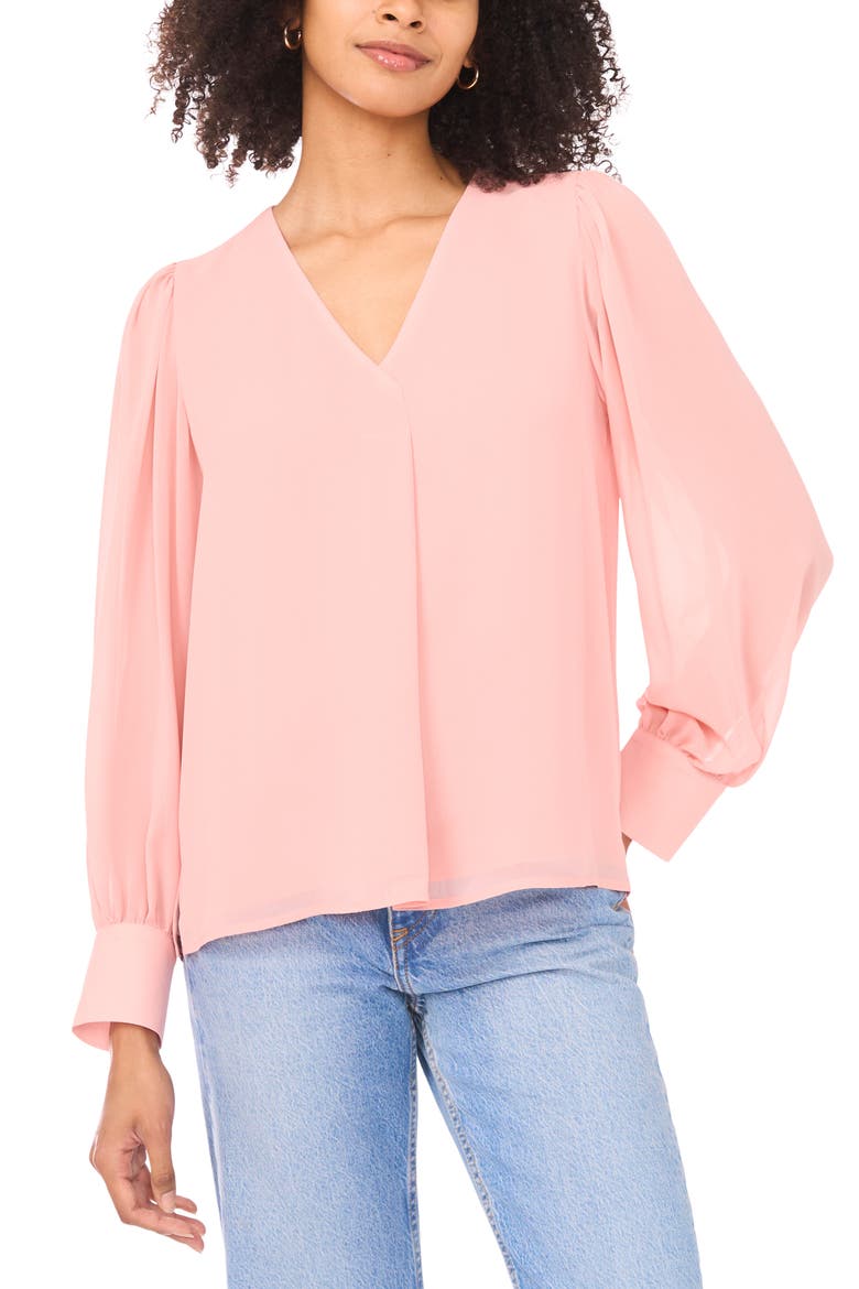 Pleated Top, Main, color, SEPIA ROSE