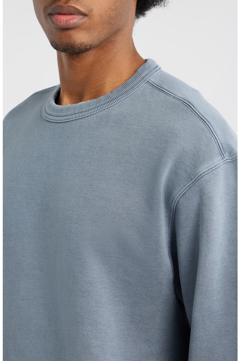 Torion Distressed Sweatshirt, Alternate, color, OFFICE BLUE (GRIND WASH)