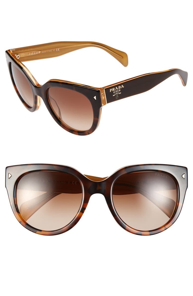Prada 54mm Cat Eye Sunglasses, Alternate, color,