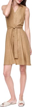 DKNY Melange Fit and Flare Dress