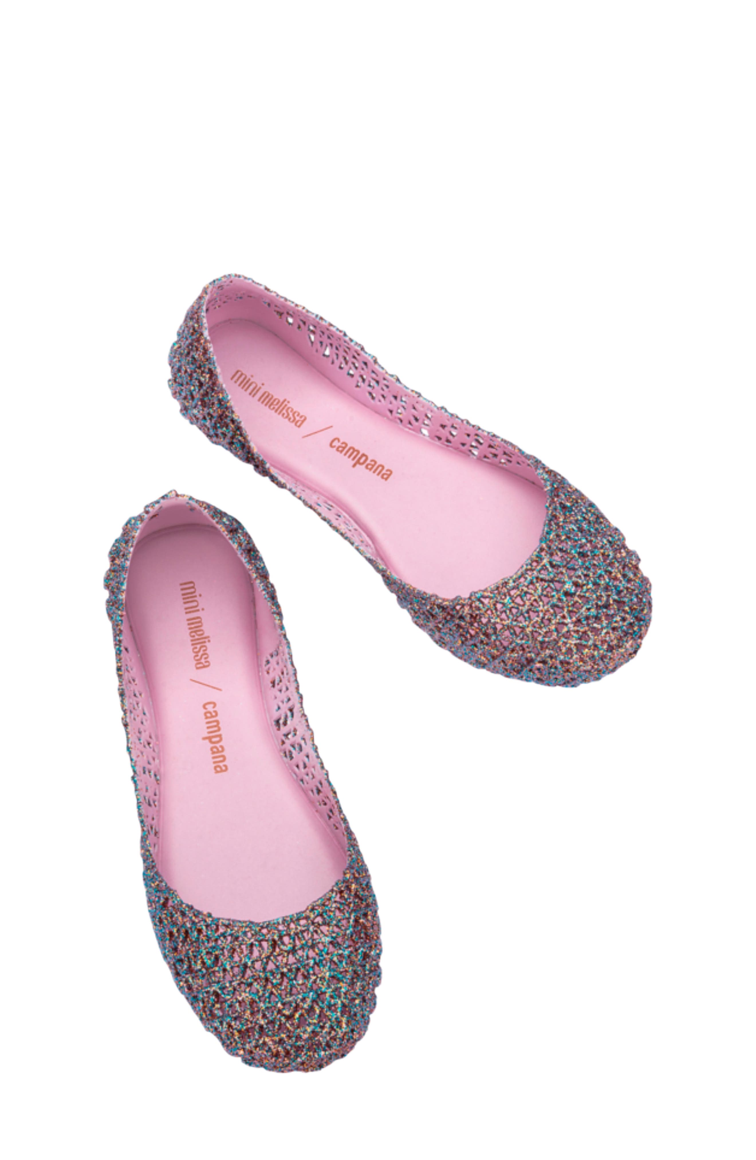 Campana Zigzag Flat, Alternate, color, PINK MULTI GLITTER