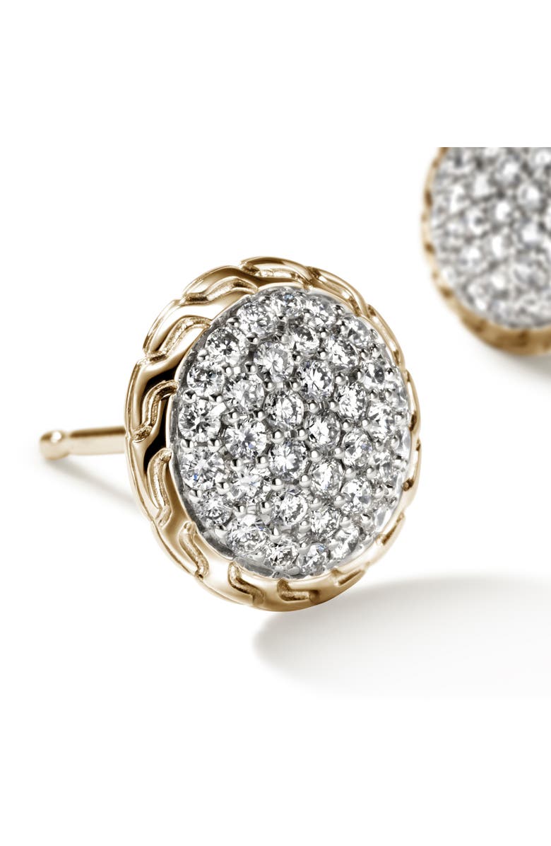 John Hardy JH Essential Stud Earring, Gold, Sterling Silver, 7MM, Alternate, color, Gold