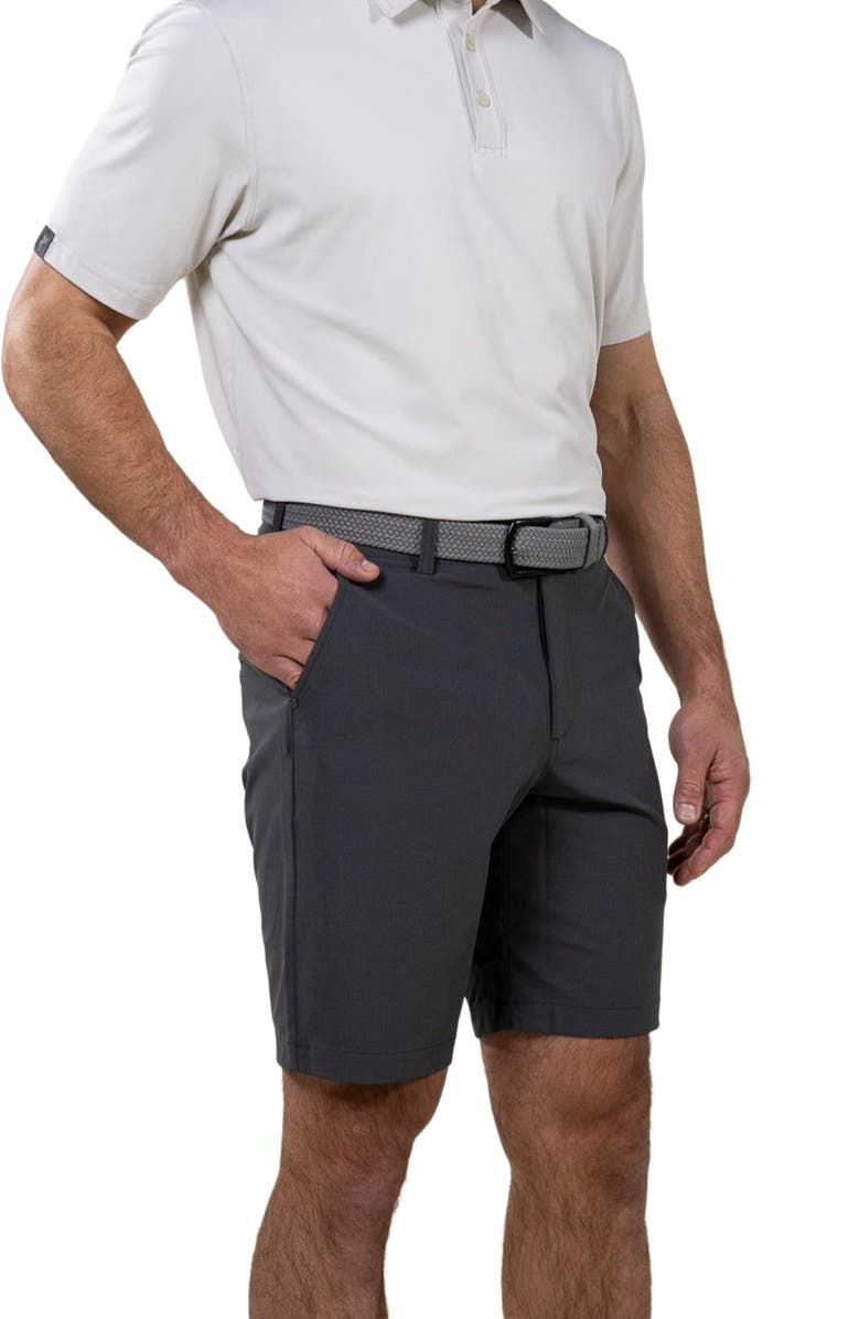 ASHWORTH GOLF GM Classic Short, Alternate, color, Asphalt