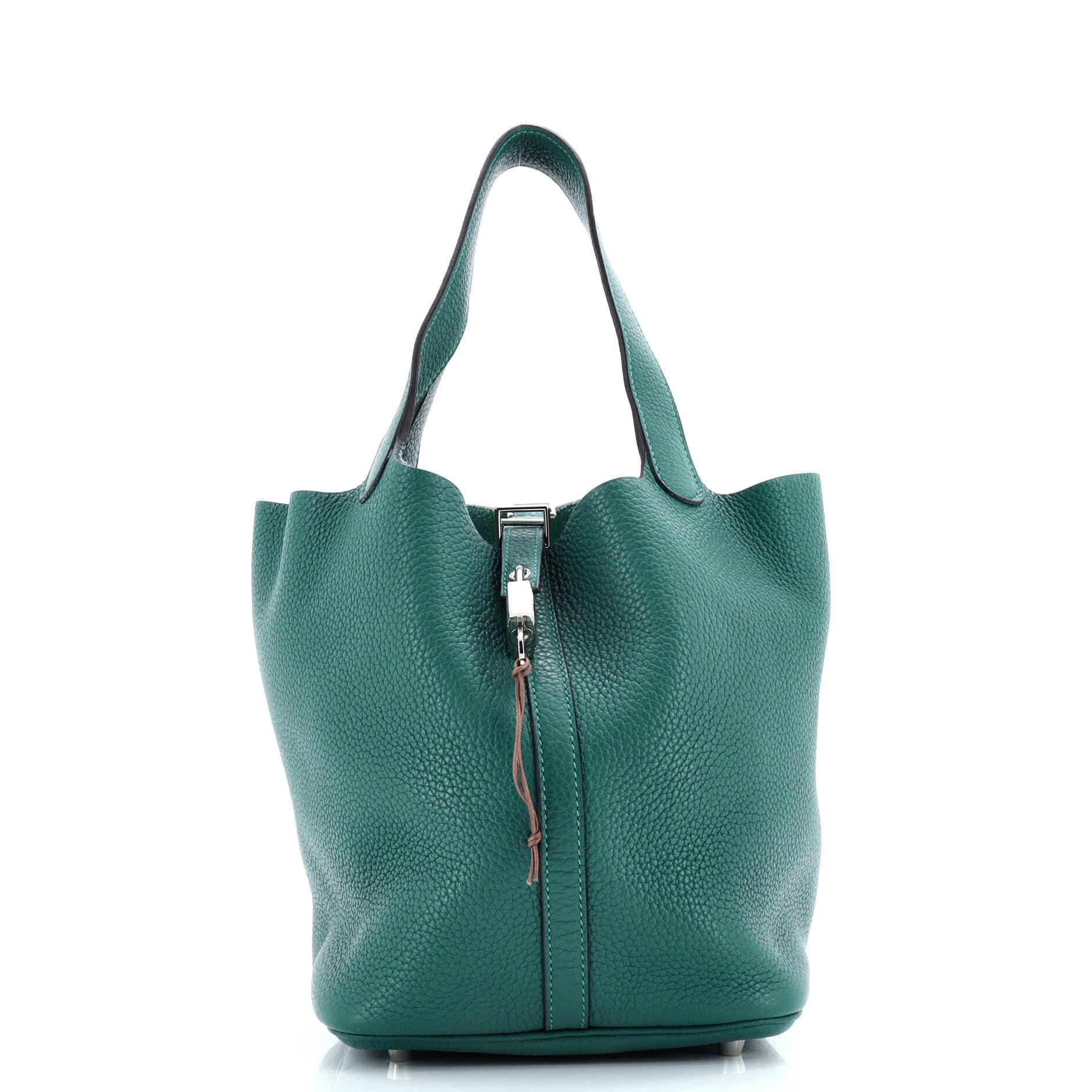 Pre-Owned Hermes Picotin Lock Bag Clemence MM, Main, color, 