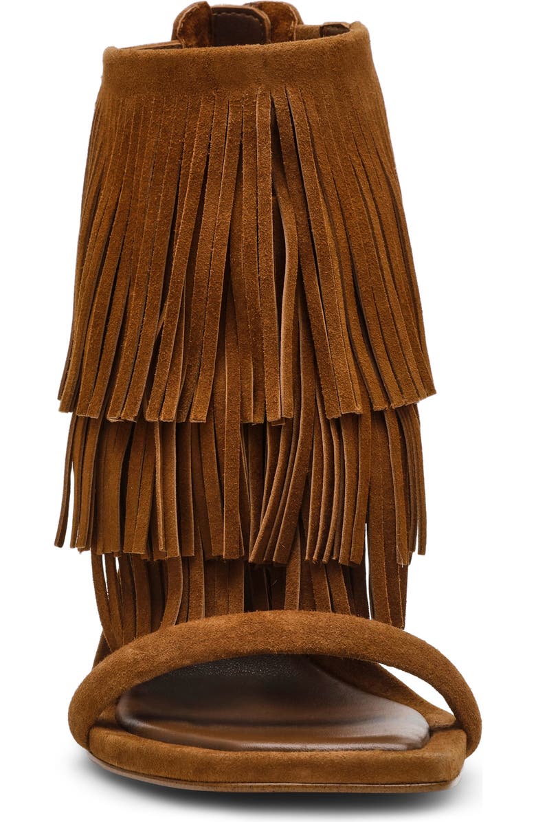 Steve Madden Fringzy Stiletto Sandal, Alternate, color, Chestnut Suede