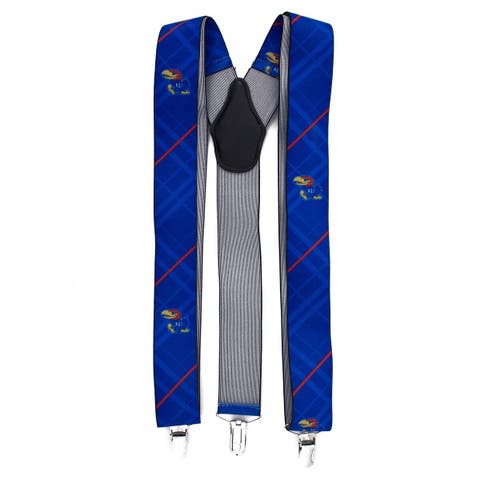 Men's Blue Kansas Jayhawks Suspenders
