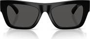 Burberry 53mm Rectangle Sunglasses