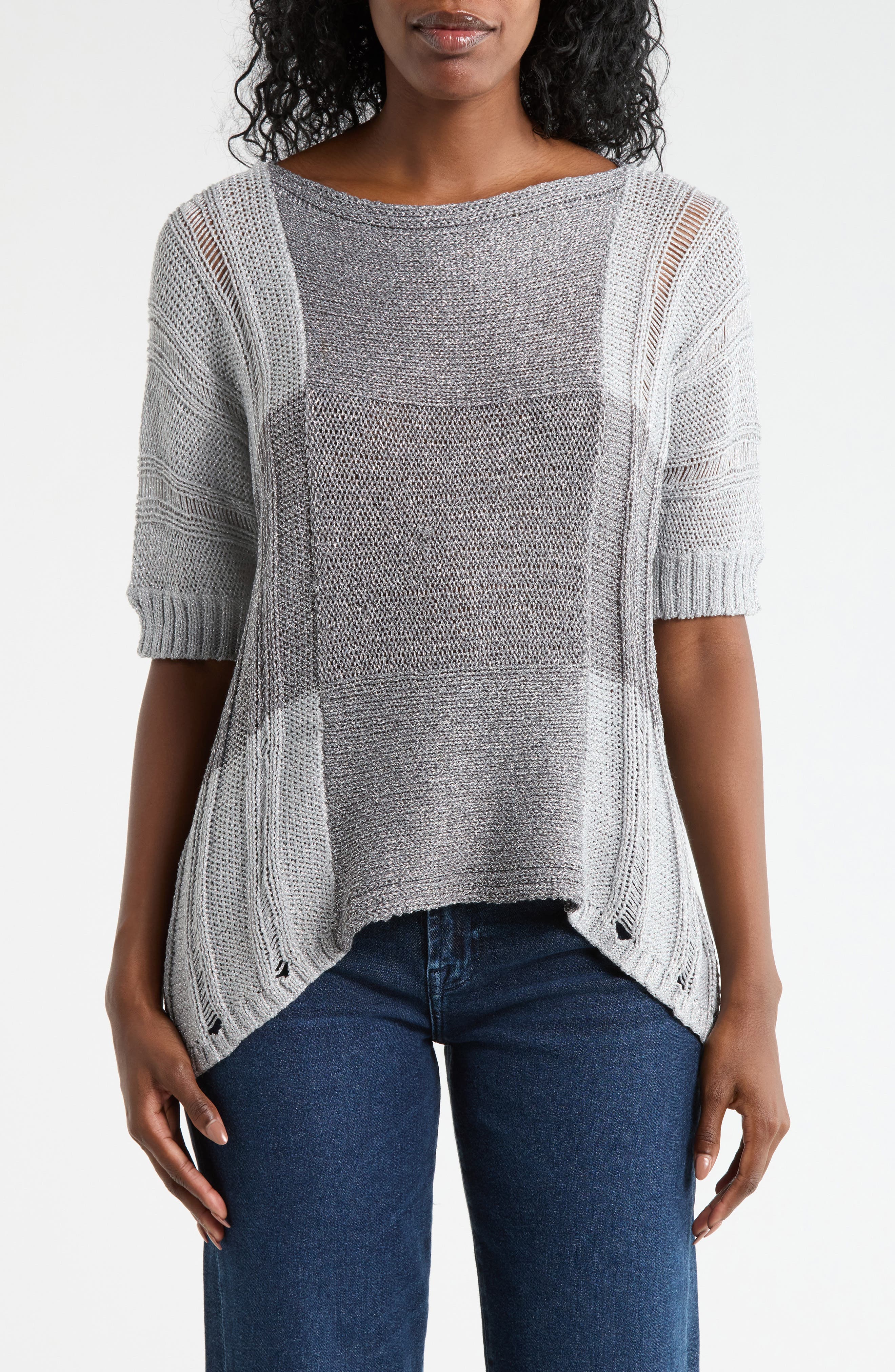 Forgotten Grace Open Knit Top