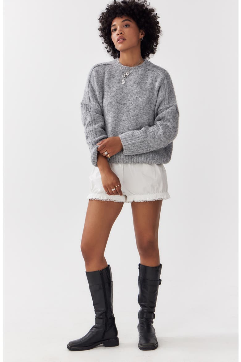 Oslo Crewneck Sweater, Alternate, color, GREY