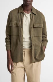Vince Double Slub Shirt Jacket