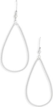 Karine Sultan Wrapped Open Teardrop Earrings