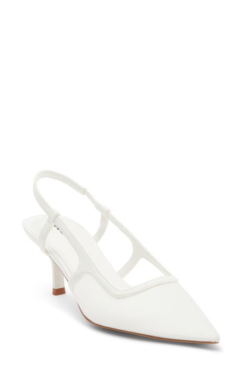 Kippa Pointed Toe Slingback Pump