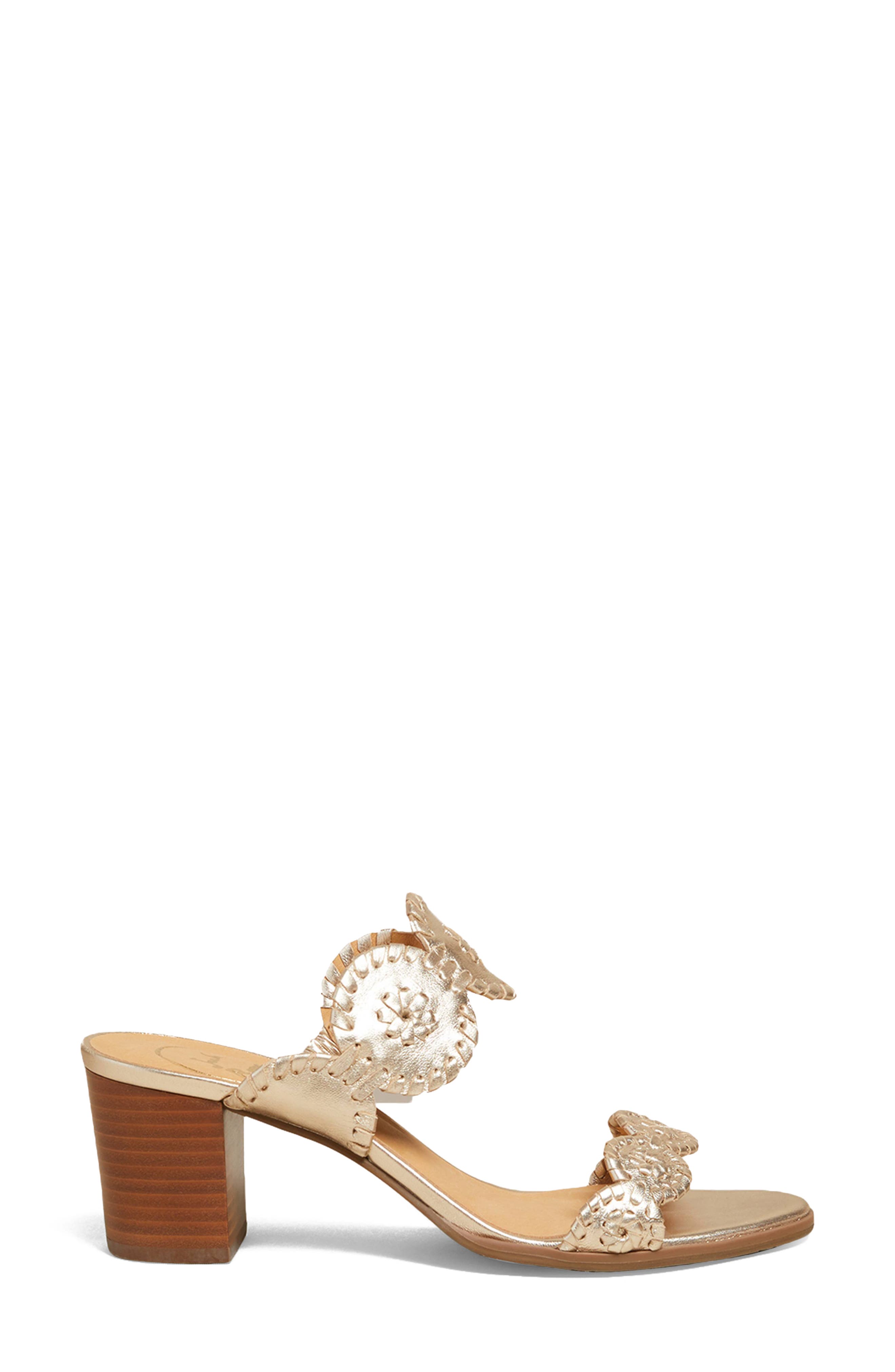 Lauren Slide Sandal, Alternate, color, PLATINUM/ PLAT