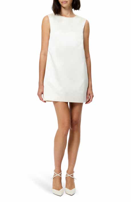 French Connection Jaxon Bow Detail Sleevelss Satin Minidress
