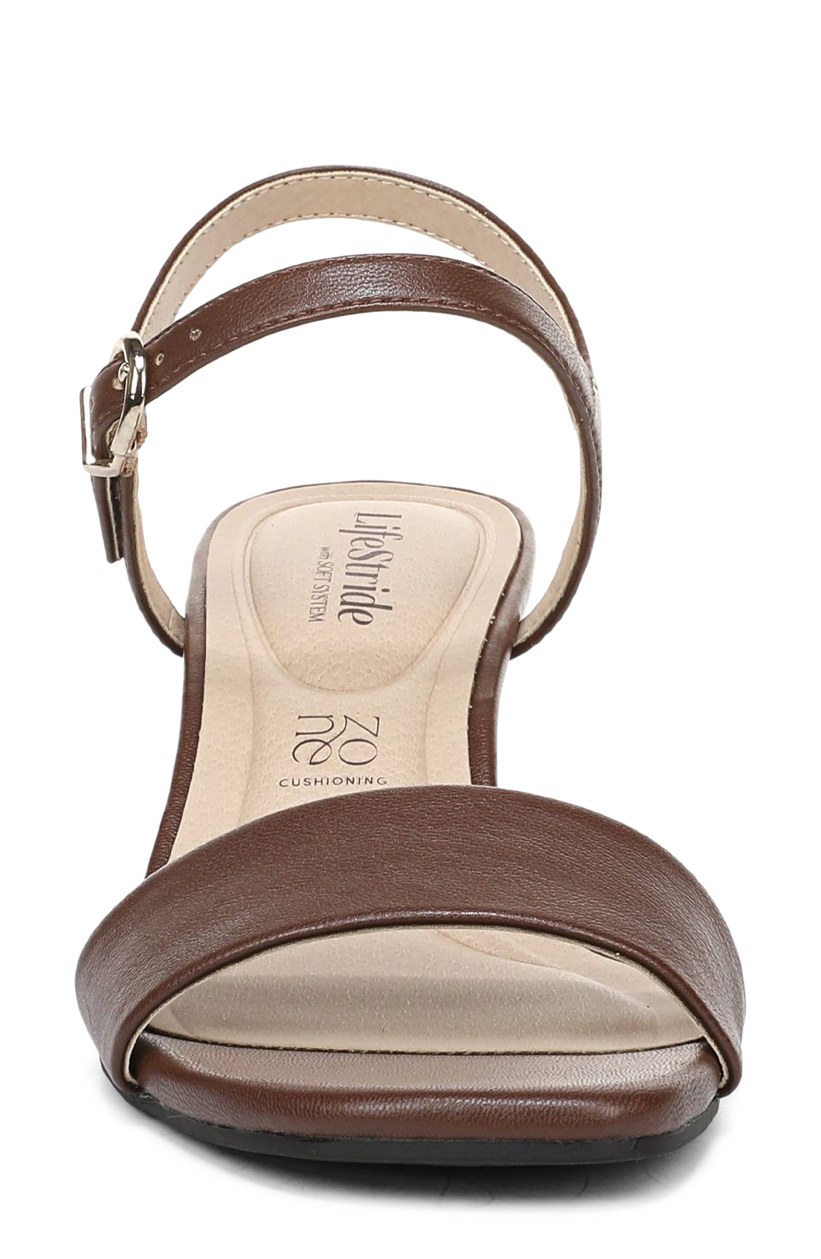 Sawyer Slingback Wedge Sandal, Alternate, color, COCOA BROWN