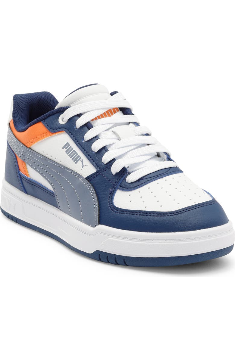 PUMA Kids' Caven III Block Sneaker, Main, color, Blue Jewel/ Gray Sky/ White