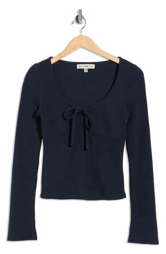 Madden Girl Front Tie Top