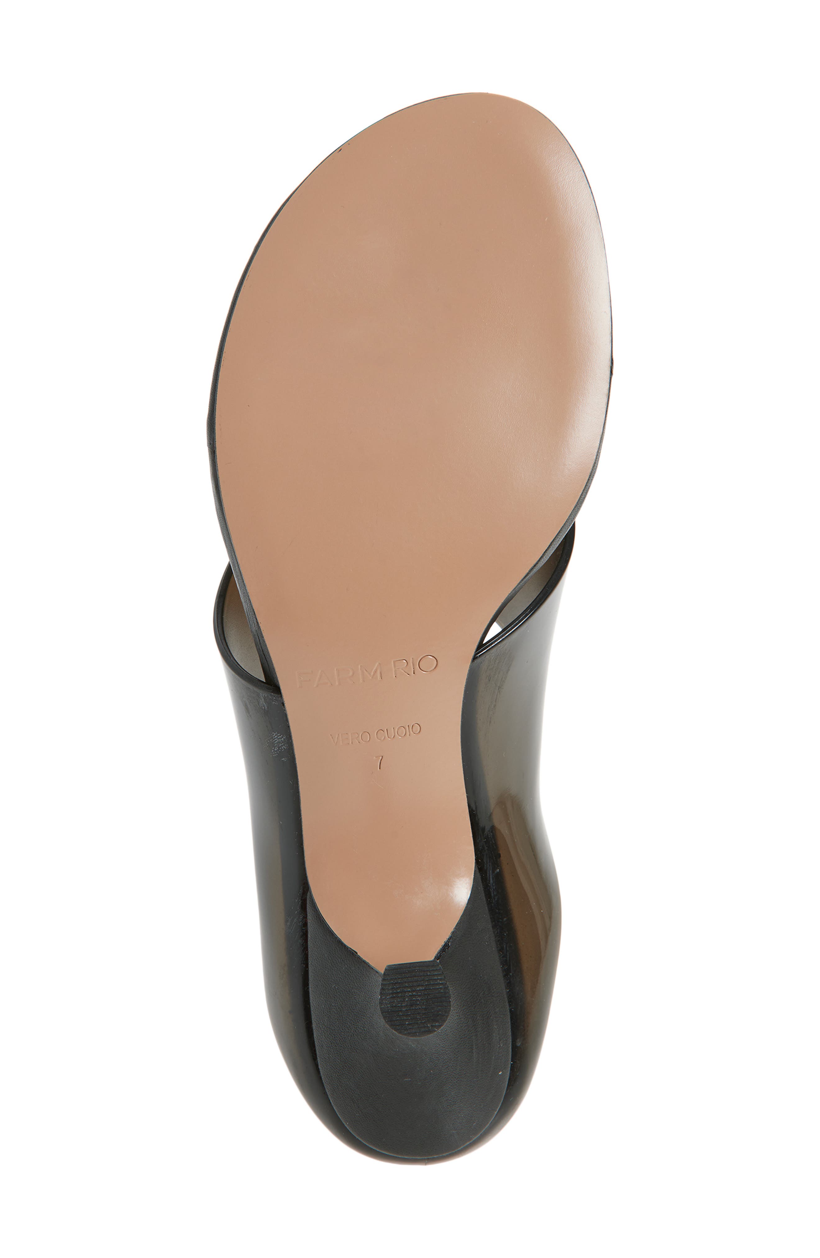 FARM Rio Jelly Flip Flop, Alternate, color, Black