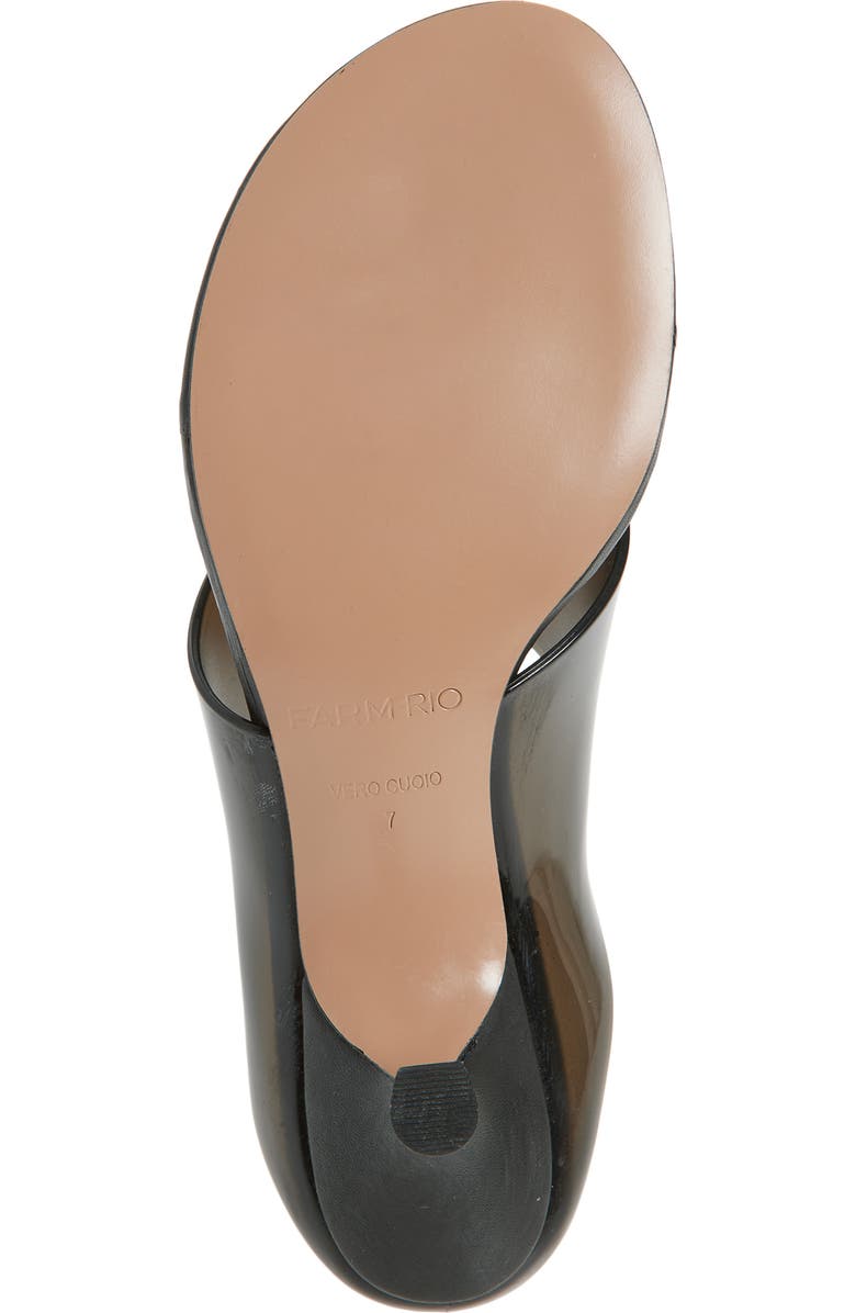 FARM Rio Jelly Flip Flop, Alternate, color, Black