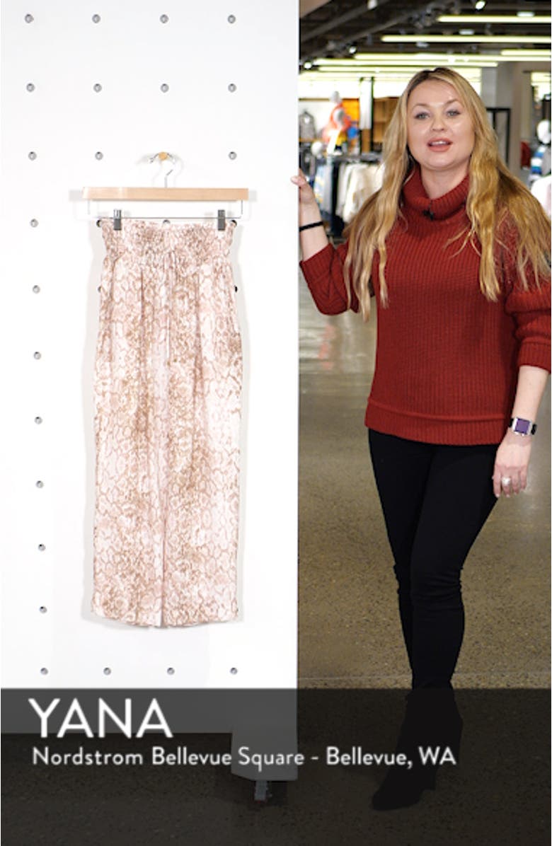 Amos Smocked Waist Pants, sales video thumbnail