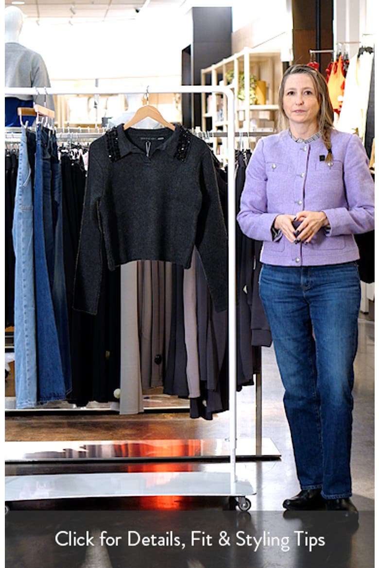 Jewel Trim Sweater video