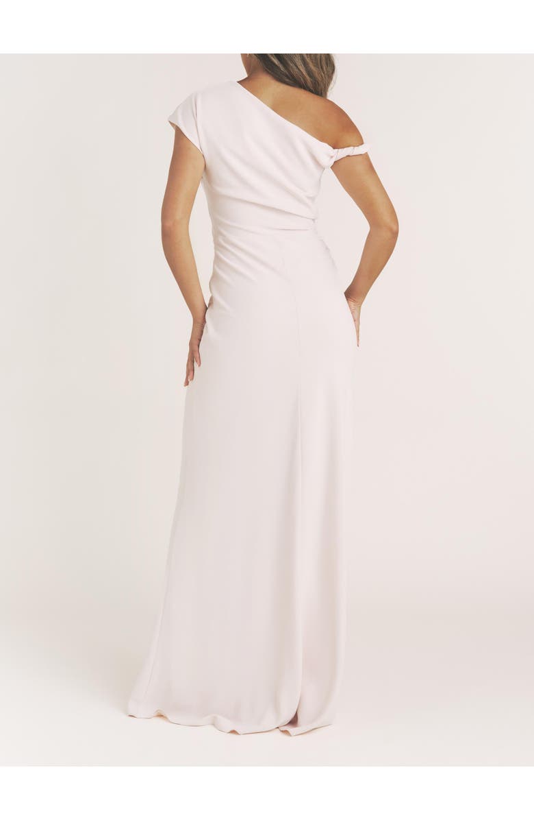 Six Stories Robyn Asymmetrical Twist Maxi Dress, Alternate, color, Pale Pink